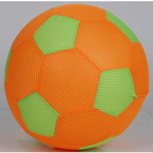 BURI 10x Meshball Spielball aufblasbar 22cm Softball Fußball Kinderball Spielzeug