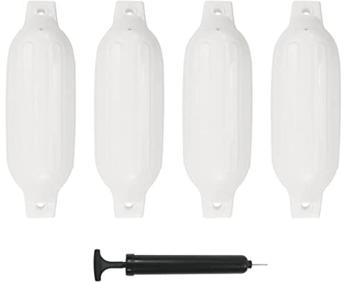 SKM Bootsfender 4 STK. Weiß 41 x 11,5 cm PVC, Weight: 2.75 kg, 92384