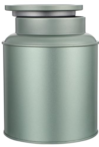 FELTECHELECTR Tinplate Tea Canister Airtight Storage Container Small Sealed Square Food Jar for Home Kitchen Coffee Candy Preservation