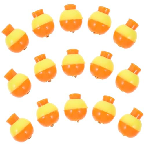 Mipcase 20pcs Sturdy Fishing Bobbers Round Sea Fishing Floats Equipment for Carp and Coarse Strong Buoyancy