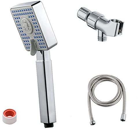 Aioneer Pommeau De Douche À Main, avec Support De Douche Et Tuyau De Douche, Ensemble De Pommeau De Douche À Main Haute Pression en, Installation Facile, Support À Bille Pivo