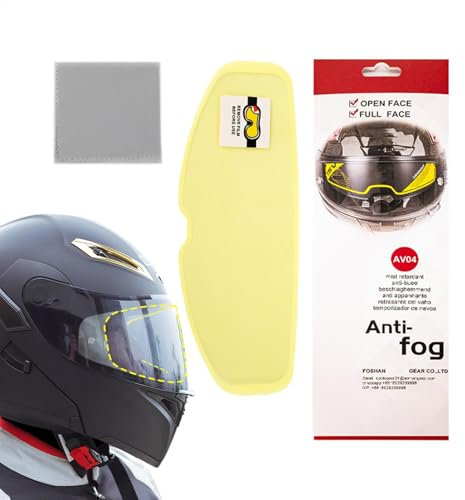Pellicola antiappannamento per moto, adesivo antiappannamento per casco da moto - Adesivo Antiappannamento Per Casco Moto | Inserto impermeabile antiappannamento per visiera del casco ad alta definizi