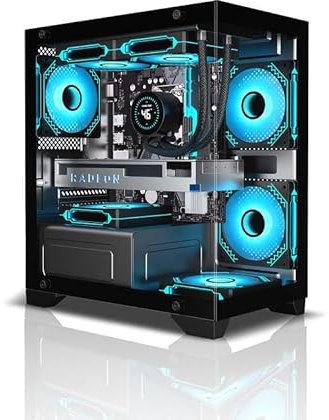 XYRAMAX Desktop PC for Gamers - Intel Core i5 2 Gen, Nivida GT 1030 2GB, 16GB RAM, 512GB SSD, 500GB HDD, Prebuilt Gaming Desktop Tower With 500W PSU, Wifi