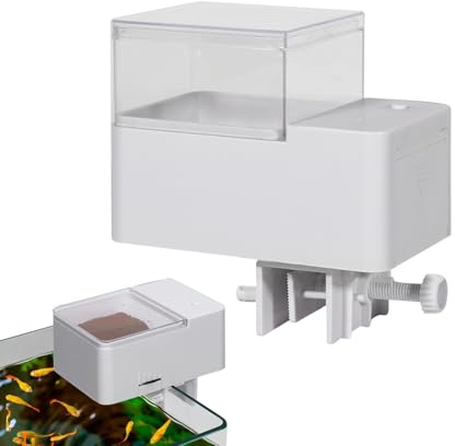 Programmierbarer Aquariumspender - Digital Fish Tank Auto Timer Feeder, Feuchtigkeitsresistente Pellet Scheduler | Wiederaufladbare Schildkrötenfutter Allocator, Urlaubsernährungsmaschine Für Home Off