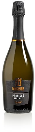 Magrine | Prosecco DOC Brut Le Nostre Bollicine d'Eccellenza Vino Spumante Italiano Metodo Martinotti Prosecco DOC di Treviso con Uve 100% Glera 1 Bottiglia da 750 mL