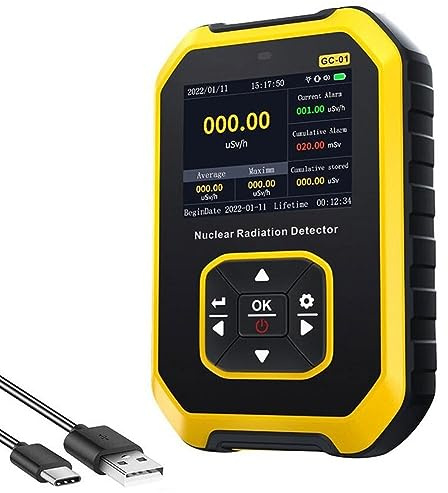Rilevatore digitale di radiazioni nucleari, contatore Geiger per raggi X, raggi γ, radioattività ed EMF, misuratore dosimetro portatile per casa, viaggi, emergenza