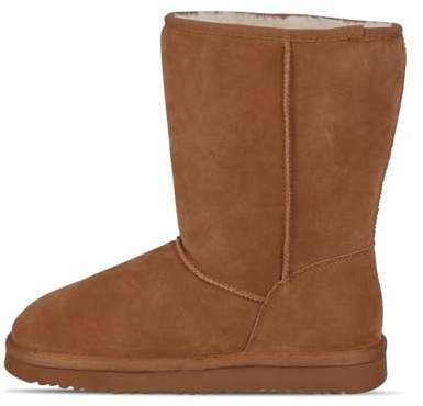 Jack Wills Womens High Snug Boots Tan 7