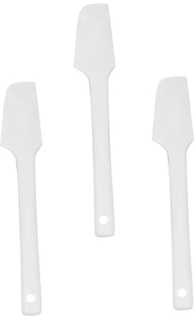 VERDANVERSE 3 pezzi Spatole in Silicone per Dolci Raschietti Antiaderenti Flessibili e Resistenti al Calore Utensili da Forno Pratici con Impugnatura Ergonomica per e