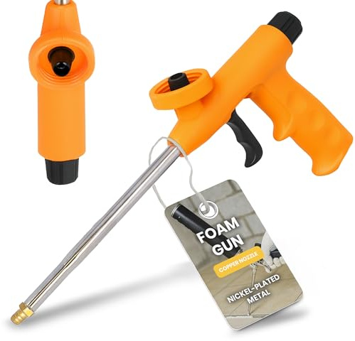 Instalguru Pistola Schiuma Poliuretanica PU Montaggio Leggera Durevole Punta Rame Ergonomica Riempimento Isolamento Sigillatura Utensile Edilizia