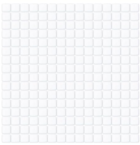 POPETPOP Carreaux de Mosaïque Transparents en Verre 1x1 Cm, Lot de 450 Pièces Carrées pour Décoration Murale, Artisanat et Projets Créatifs, Mini Carreaux de Verre pour Intérieur et
