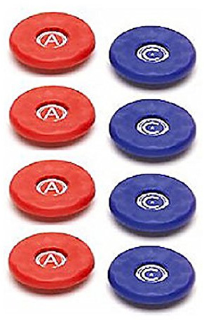 American Replacement Medium Size Shuffleboard Puck Tops 1 7/8 fits 2-1/8 Pucks