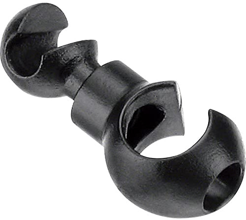 Jagwire Drehbarer Haken E-Shift + Bremse (4 Stück) - Schwarz