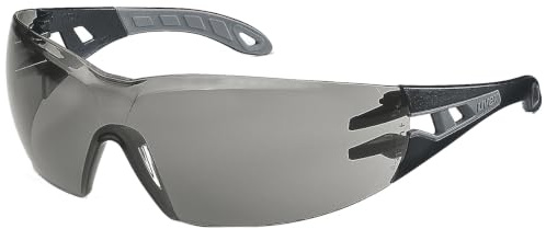 Uvex 9192786 - Gafas de seguridad, Pheos HC/AF, color negro y gris