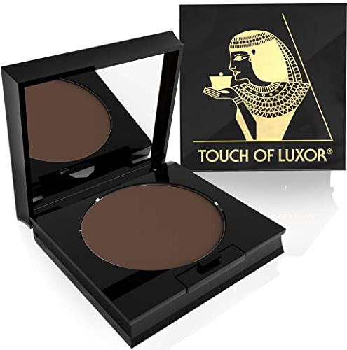 Cutifem Touch of Luxor Augenbrauenpuder Braun - Eyebrow Powder Make Up mit hoher Deckkraft für gleichmäßige Augenbrauen - Naturkosmetik Made in Germany 2,8 g