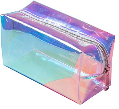 Hihey Trousse de Maquillage holographique Trousse à Crayons à Paillettes Laser Trousse à Crayons pour école pour Enfants Trousse à Crayons, Trousse d'écolière Étudiant Fille, Trousse à Crayons