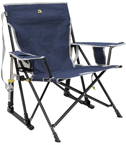 GCI Outdoor Kickback Rocker Outdoor Rocking Chair with Beverage Holder