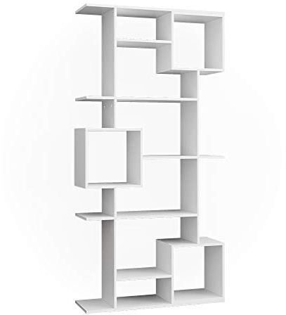 Vicco Raumteiler Cube, Weiß, 92 x 187.7 cm | zur flexiblen Raumaufteilung und offenen Aufbewahrung