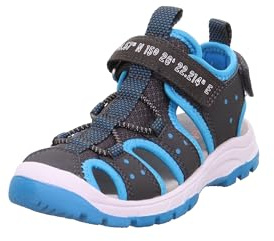 Superfit Jungen Tornado Light Sandale, Grau Hellblau 2000, 33 EU
