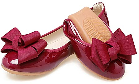 MACHSWON Women's Ballet Flats Pumps Ballerina Bow-Knot Pointed Toe Comfy Dolly Shoes
