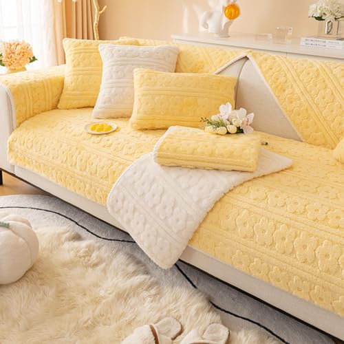 HLTQL Sofabezug 1 2 3 4 Sitzer Sofaschoner rutschfest Couchbezug L Form Waschbarer Dekor Perim Sofa Decken Sofaschutz Katze Hund Decke Doppelseitiger Gesteppter,#1-70x120cm