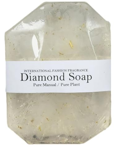 Sapone fatto a mano a forma di pietra preziosa, sapone alle pietre preziose | Sapone a barra morbido idratante naturale con foglia d'oro,Idratante detergente, sapone profumato, aiuta ad ammorbidire la