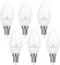 Enshine E14 LED Light Bulb, 5W Small Edison Screw Bulb, 40W Equivalent, Warm White 2700K, 470 Lumens, Energy Saving Candle Light Bulbs, Non-Dimmable, Pack of 6