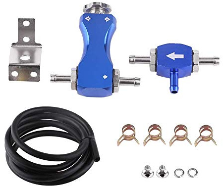 Turbo Boost Controller Kit, Turbolader Zubehör Manuelles Boost-Controller Kit Adjust Controller Entlüftungsventil Universal für Auto
