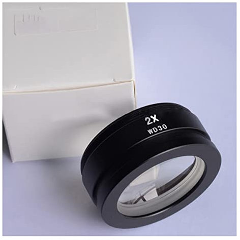 Mikroskopzubehör 2.0x for ein binokulares Stereo-Mikroskop WD30mm Mikroskopio-Teil. Haltbarkeit und zuverlässige Leistung
