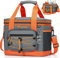 Bolsa Térmica Porta Alimentos 20L Plegable - Fitense Bolsa Comida Trabajo Impermeable con 4 Capas, Hielera Portátil para Playa, Viajes, Picnic, Camping, Grocery (30 Latas, 600D Oxford)