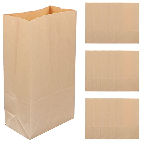 Ciieeo Lot De 6 Sachets Alimentaires en Papier Kraft 20 Sachets À Friandises pour Biscuits Collations Sandwichs De Mariage