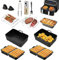 Heißluftfritteuse Zubehör Ninja Dual Zone, Zubehör Heißluftfritteuse Ninja Airfryer Zubehör, BPA-frei, Airfryer Zubehör für Ninja Foodi AF400EU AF300EU, COSORI XXL, 7,6L-9,5L Heißluftfritteuse