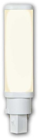 Star Trading Lámpara LED PL Lamp con casquillo G24d-2, 7 vatios, 720 lúmenes, blanco cálido (3000K), sustitución del tubo fluorescente convencional de 2 pines