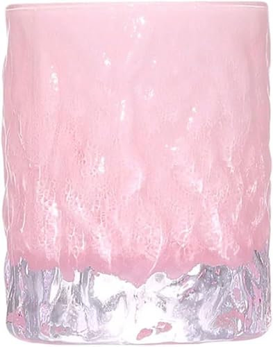 QMOWIZ Cerveza Tazas Copas de Vino Creativas Vaso de Agua Rosa Vasos de Whisky Copas de Cóctel 300ml/10.1oz Jarra cerveza