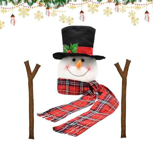 para árbol de Navidad, Punta de muñeco de Nieve, Bonito para el Invierno, decoración para el hogar, Hotel, Navidad, Año Nuevo, Fiesta