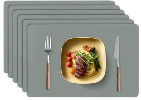 TAZAMI Silikonmatte Malunterlage Tischsets Abwaschbar Platzsets Silikon