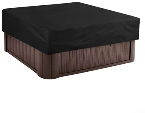 BlesConi Outdoor Bathtub Cover for Garden Table and Chair, 190T Polyester Dust Cover for Spa Hot Tub, Weatherproof All-Season Protection