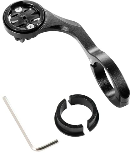 Chooee Fahrrad Halterung für Garmin Edge 200, 500, 510, 800, 810,Schwarz | | 6061-T6 Alu, stabil & korrosionsbeständig; Kurzhalter, zentrale Montage, leicht,kompatibel Garmin Edge& GoPro.