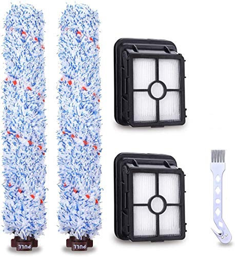 Accessoires d'aspirateur, rouleau à brosse, 2 filtres de rechange et 1 petit pinceau pour Bissell Crosswave 17132 2225N 1785 1866F 1868F 1926 2303 2306A 2306 2306 23062 23068