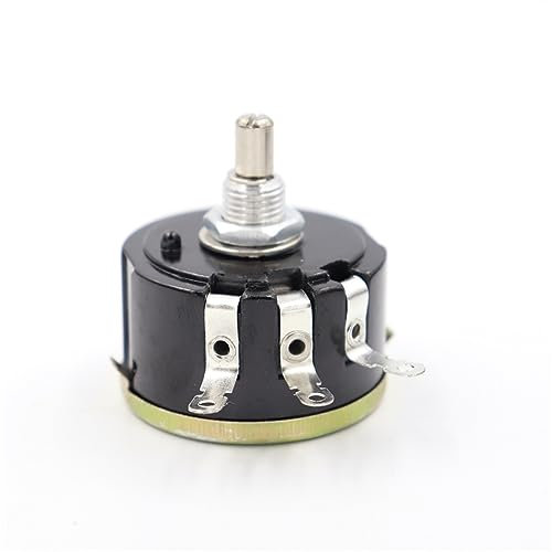 BIRGI 10 Stück WX112 WX050 5 W Single-Turn-Drahtpotentiometer Schieber Rheostat Einstellbarer Widerstand, Drehen, Wohlfühlen, Knopfschalter (Color : (100R))