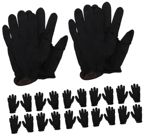 Veemoon 100pièces Lot De Jetables Butyronitrile Pour Nettoyage Cuisine Et Vaisselle