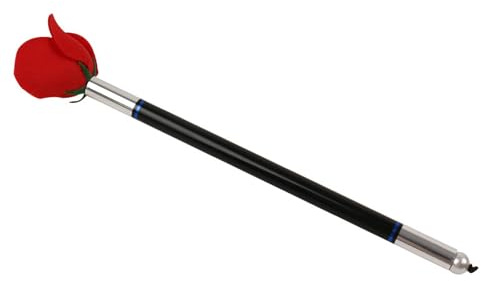 Qsvbeeqj Bâton magique professionnel en plastique se transforme en fleur de rose pour les spectacles sur scène et gros plan Magics Tricks Accessoires Magics Stick