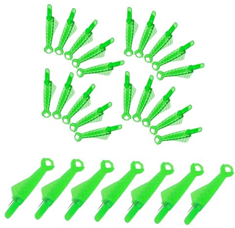 SHINEOFI 30pezzi Infila Aghi Automatico Bocca di Pesce Inseritore di Aghi Senza Sforzo per Cucire Fai da Te Compatibile Diverse Macchine da Cucire Accessorio Resistente per Artigianato