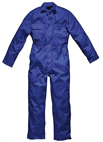 BRITANNICO Design Reale Blu Tuta da lavoro Tuta protettiva da lavoro tuta da lavoro Abbigliamento da lavoro Pittore - Blu reale, L
