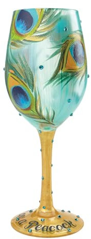 Lolita, Copa de vino con dibujos de pavos reales, Enesco