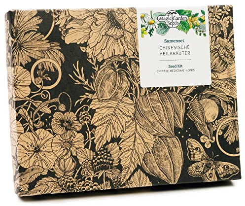 Médecine traditionnelle chinoise - kit de graines cadeau avec 5 plantes médicinales asiatiques de la MTC