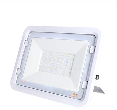 Kingled - Faretto Led da Esterno Bianco 50W 4000lm Luce Naturale 4000K, Faro Led Esterno, Proiettore da Esterno Impermeabile IP65, Luce Giardino, Illuminazione Interna ed Esterna
