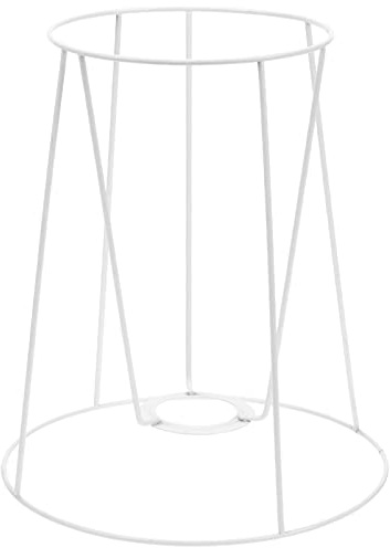 OSALADI Fixture Bulb Wall Table for Lights Harp Frame Metal Replacement Making Shade Floor Parts Supplies Lamp Guard Lampshade E DIY Light Holder Desk Support Rack Wire Cage