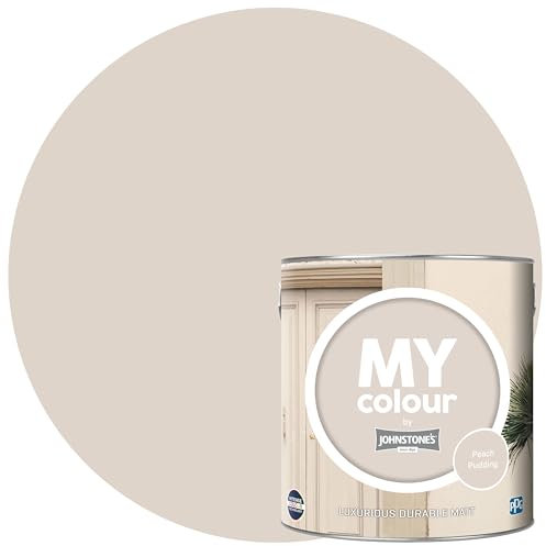 MY colour by Johnstone's - Luxurious Durable Matt - Peach Pudding - Colour Intense Technology - 2.5L