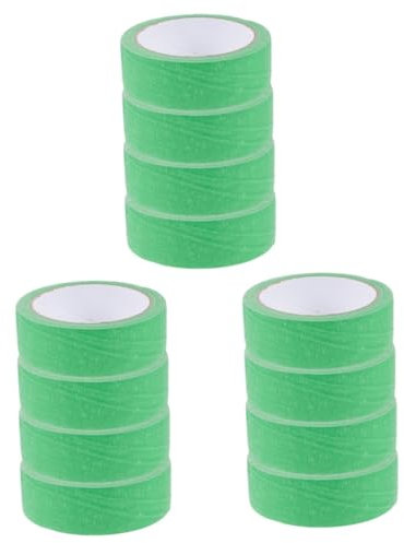 VILLCASE 12rouleaux Ruban De Masquage Lot Adhésif Pour Peinture Décoration Et Facile à Déchirer Sans Résidu