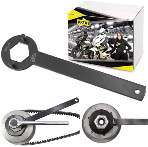 Area1 Kupplungsschlüssel 39mm Blockierwerkzeug für 50ccm 2Takt kompatibel mit Peugeot Speedfight 2, Speedfight 1, Elyseo Elystar Vivacity Trekker Gipsy Buxy Squab TKR passend für Honda SV X8RS SXR SFX